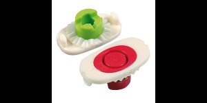 NIDEK afnameblok Nano-Cup, kleurgesorteerd (5x rood en 5x groen) voor links rechts onderscheid, tot curve 6