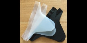 Zijkapjes van siliconen zwart