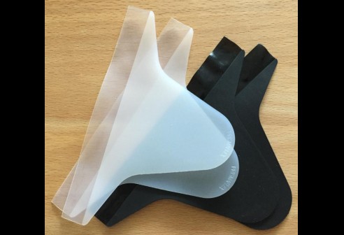 Zijkapjes van siliconen zwart