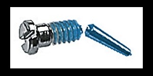 Gleufschroef zilver Tuflock Ø 1,4 lengte 3,5/6,5 mm