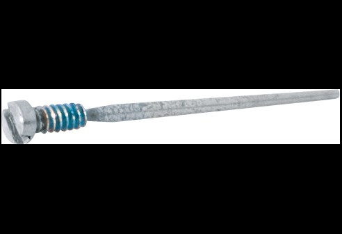 Gleufschroef zilver Tuflock Ø 1,0 lengte 2,8/12,8 mm