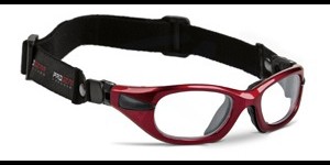 Progear Sportbril met hoofdband - S - Metallic Red
