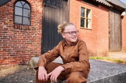 Sam bruin/lichtbruin, maat 51