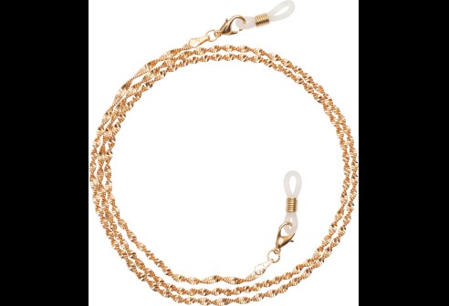 Brilkettingen Rome goudkleurig