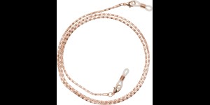 Brilkettingen Sienna rose goudkleurig