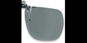 Voorhanger opklapbaar zonder polarisatie, 65 x 56mm Grijs