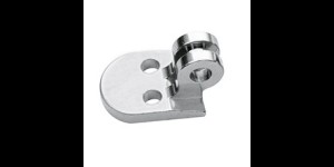 Klinkscharnier dubbel oogjes verticaal rechts <0.8mm
