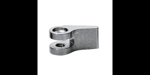 Soldeerscharnieren voorstukdeel, dubbele ogen, rechts, lengte 0,9 mm