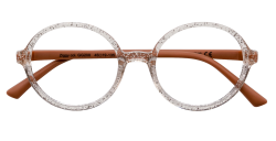 Ziggy glitter nude/terracotta, maat 45