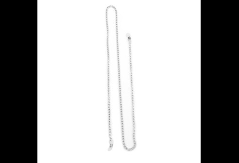 Brilketting Bologna zilver