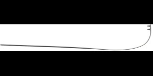 Monoblock veer voor glasbrillen gun