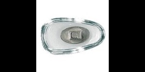 Siliconen schroefpad titanium kern allergievrij 13 mm