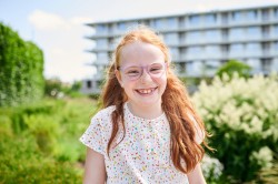 Kim transparant lila/paars, maat 46