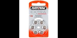 Batterij Rayovac Extra Advanced 13AU- 6XE / oranje