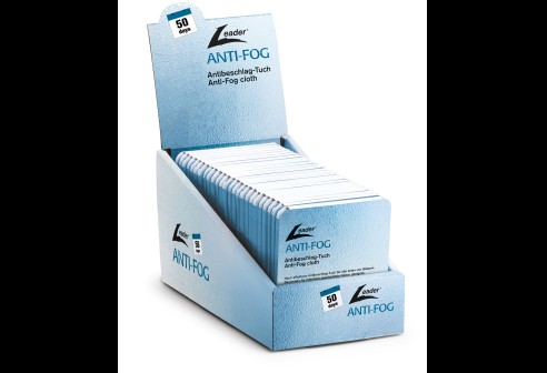 Anti-fog doekjes in display
