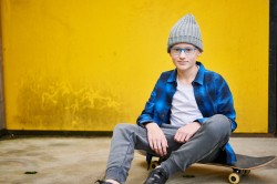 Michele transparant blauw/denim, maat 45