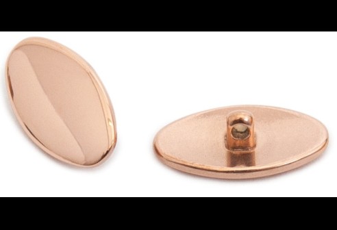 Titanium schroefpad rose goud allergievrij 13 mm