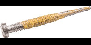 Gleufschroef zilver Tuflock Ø 1,2 lengte 11,6 mm