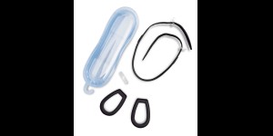 Bouwpakket zwembril volwassenmodel, zwart