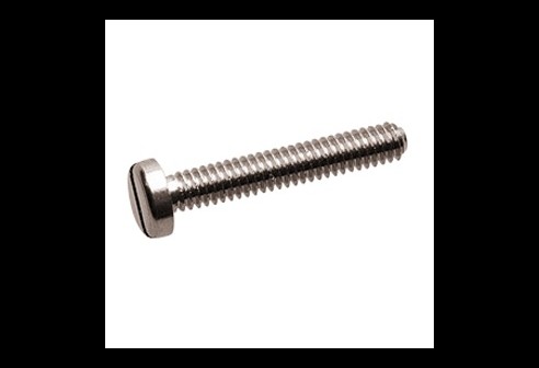 Gleufschroef zilver Ø 1,5 lengte 10 mm