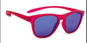 B&S zonnebril voor 8 tot 10 jaar rood - met blauw verspiegeling maat M