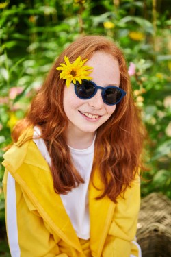 Lou donkerblauw/denim lichtblauw, maat 45