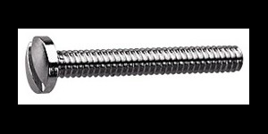 Gleufschroef zilver Ø 1,4 lengte 11,4 mm