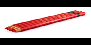 Glaspotlood grafiet kleur rood per 4 stuks