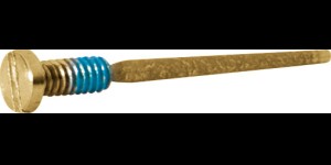 Gleufschroef goud Tuflock Ø 1,5 lengte 4,8/14,8 mm