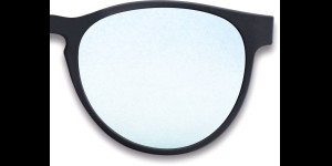 Polarisatie voorhanger zwart blauw verspiegeld 85-90% 