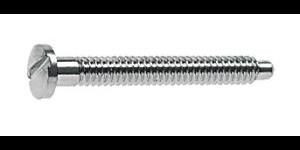 Gleufschroef zilver Ø 1,4 lengte 12 mm