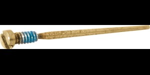 Gleufschroef goud Tuflock Ø 1,0 lengte 2,8/12,8 mm