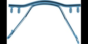 Brug voor glasbrillen blauw