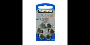 Batterij Rayovac Extra Advanced 675AU- 6XE / blauw