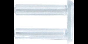 Hulzen zacht, open versie, opening 0,8 mm Ø 1,4 mm