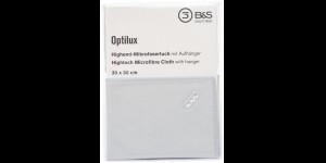 Microvezeldoekje - 30 x 30 - Lichtgrijs - Optilux Premium kwaliteit