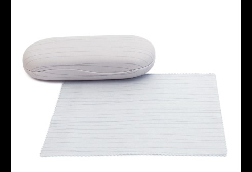 Etui White Wood met microvezeldoekje