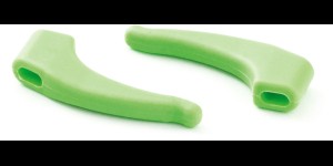 Milo & Me kids antislip oorhaakjes, appelgroen (col. T38)