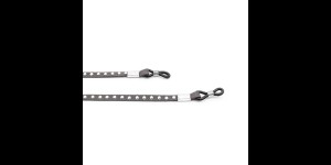 Brillenband met klinknagels grijs 3 stuks