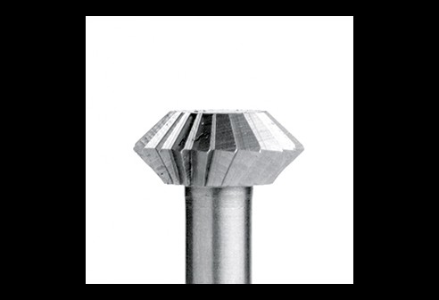 Groevenfrees voor bewerken van kunststof en metalen facetranden, 8mm